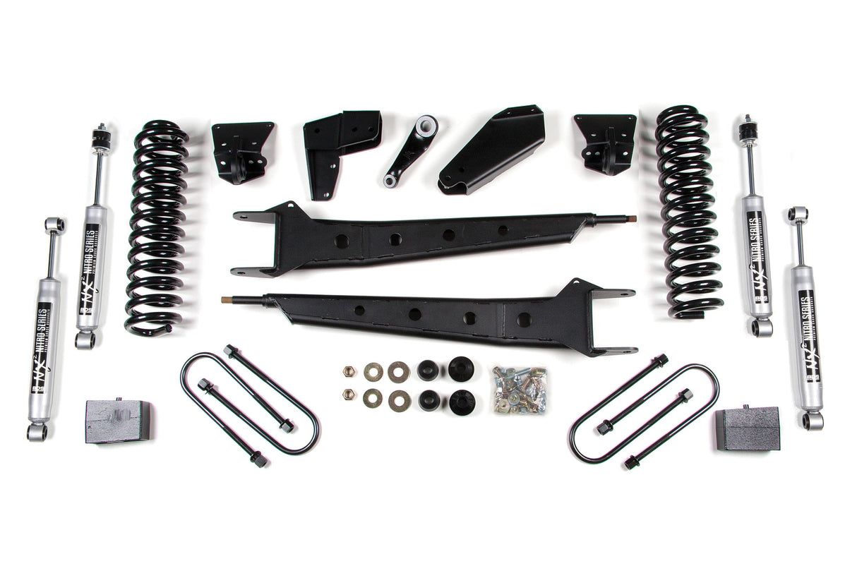 6-Inch Lift Kit w/ Radius Arm for 1980-1996 Ford F-100/F-150 4WD - 6 Inch Leaf Springs