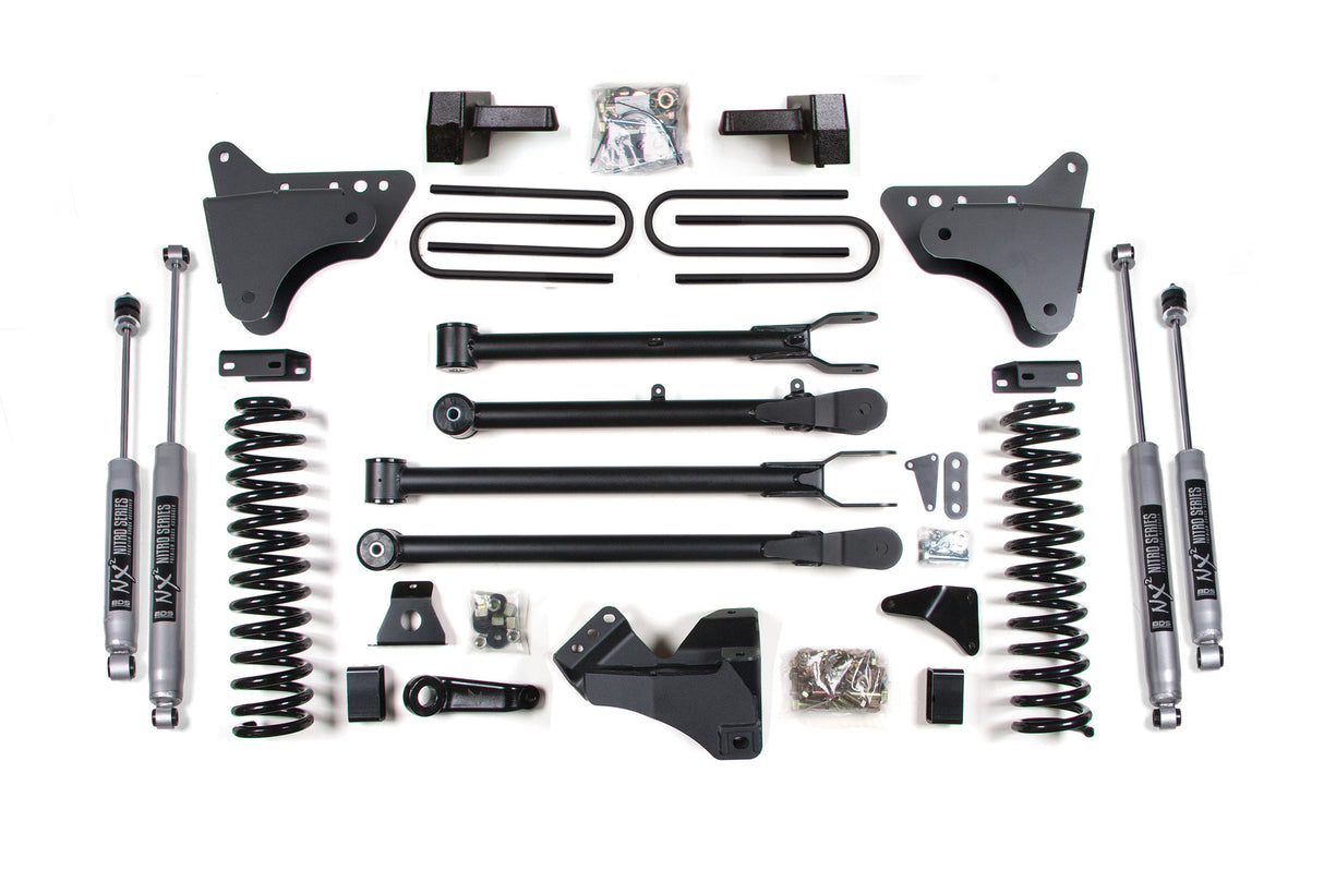 4-Inch Lift Kit w/ 4-Link for 2008-2010 Ford F-250/F-350 Super Duty 4WD Gas