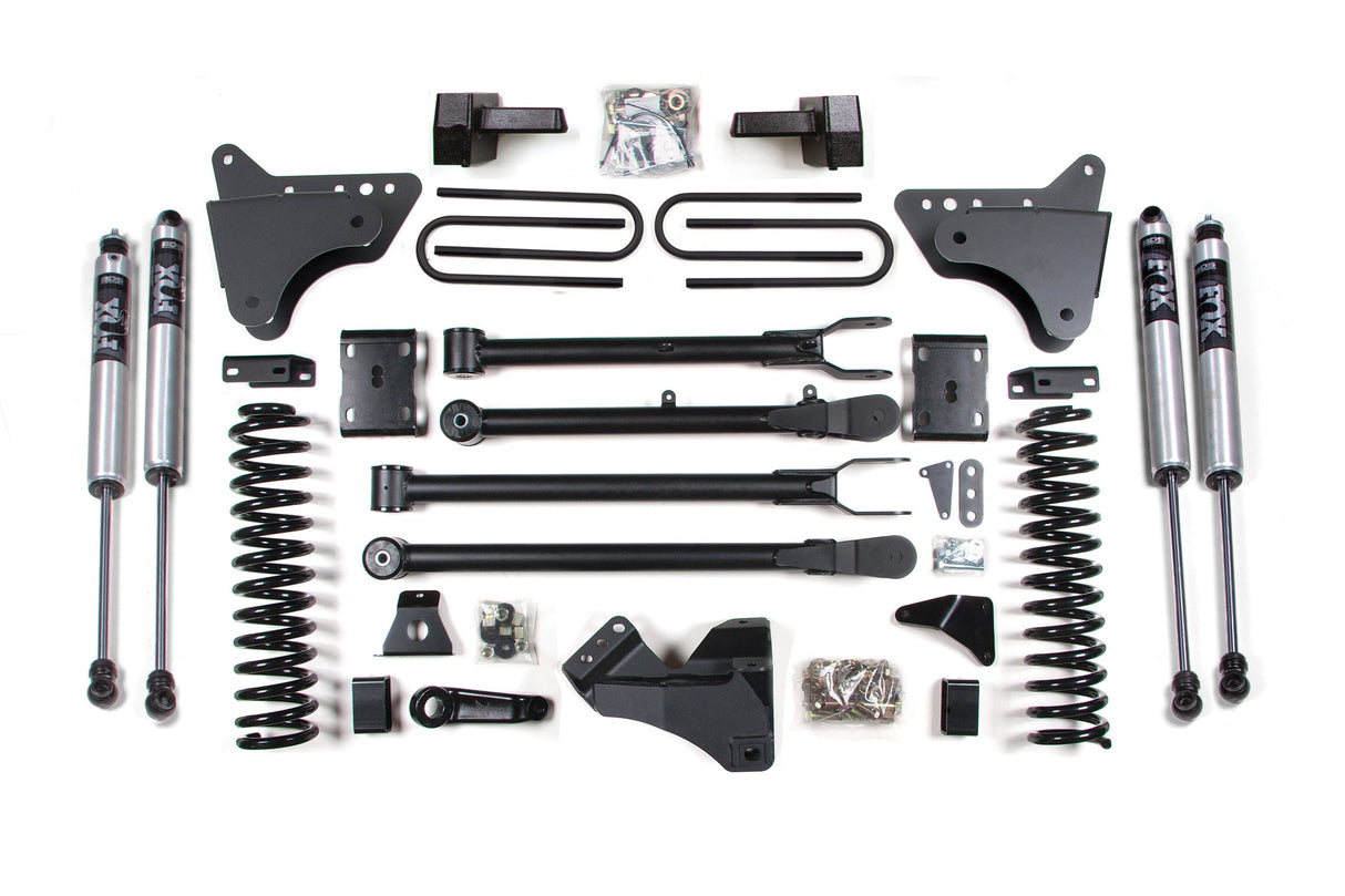 4-Inch Lift Kit w/ 4-Link for 2011-2016 Ford F-250/F-350 Super Duty 4WD Diesel - Leaf Springs