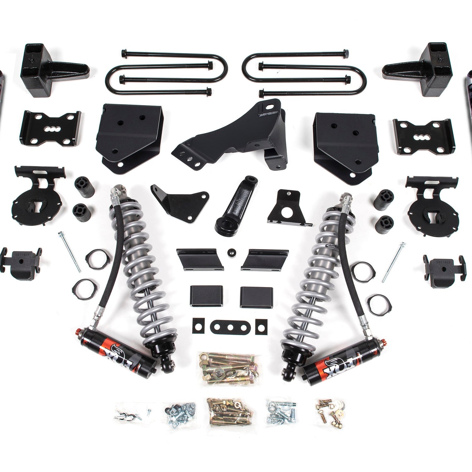 4-Inch Lift Kit - FOX 2.5 Performance Elite Coil-Over Conversion for 2011-2016 Ford F-250/F-350 Super Duty 4WD Diesel - Leaf Springs