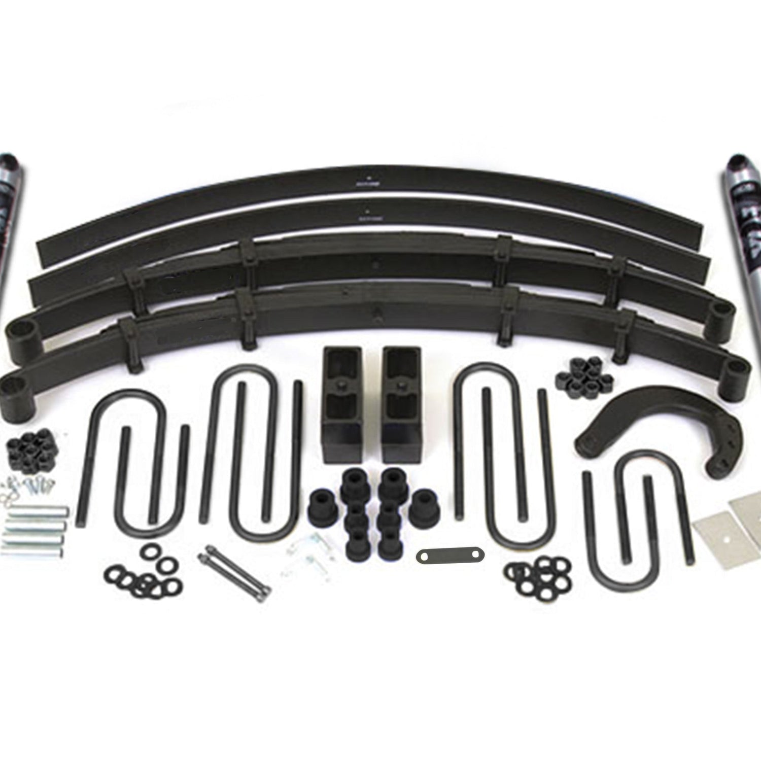 6-Inch Lift Kit for 1988-1991 Chevy/GMC 3/4 Ton Surburban 4WD - 4 Inch Block Kit with Add-A-Leaf