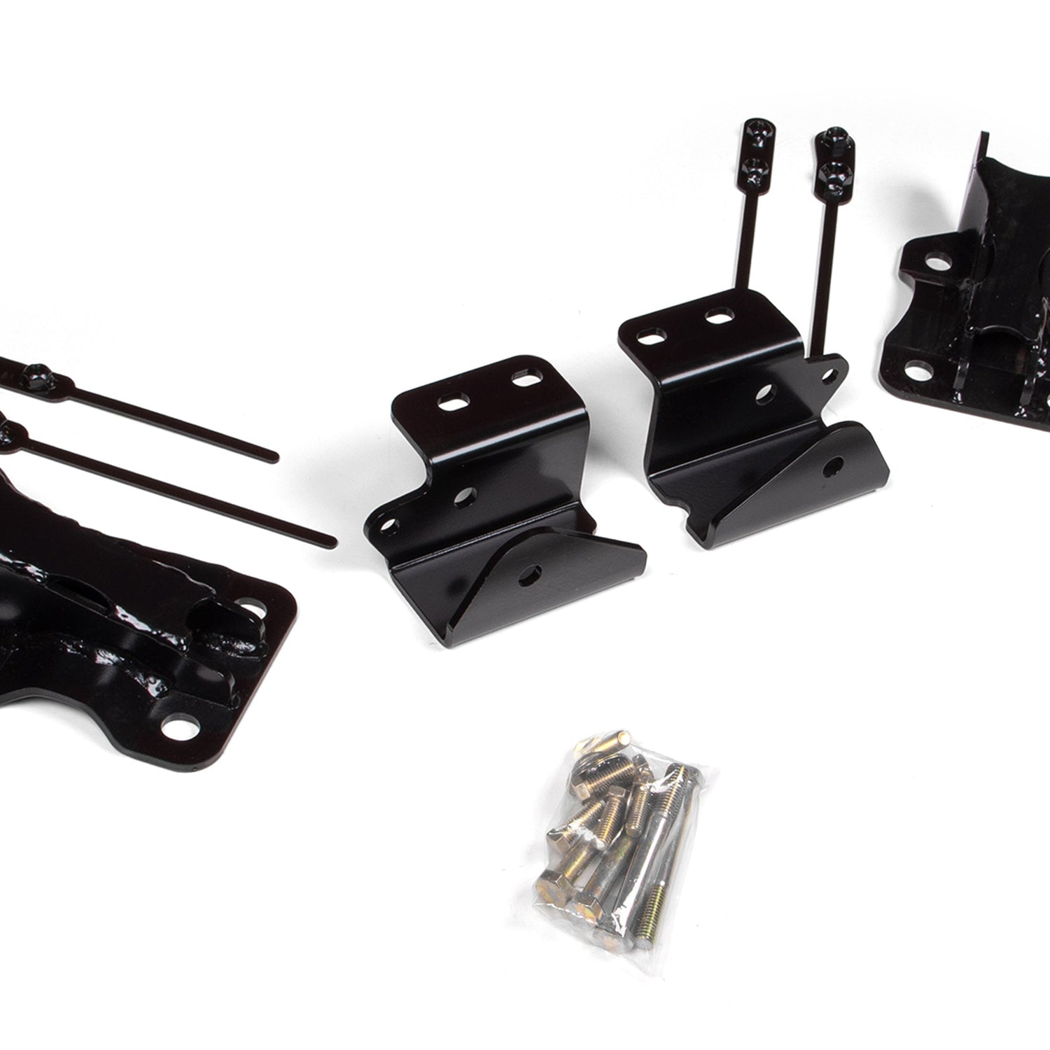 BDS Recoil Traction Bar Mounting Kit - SRW for 2020-2026 Chevy Silverado + GMC Sierra 2500HD/3500HD