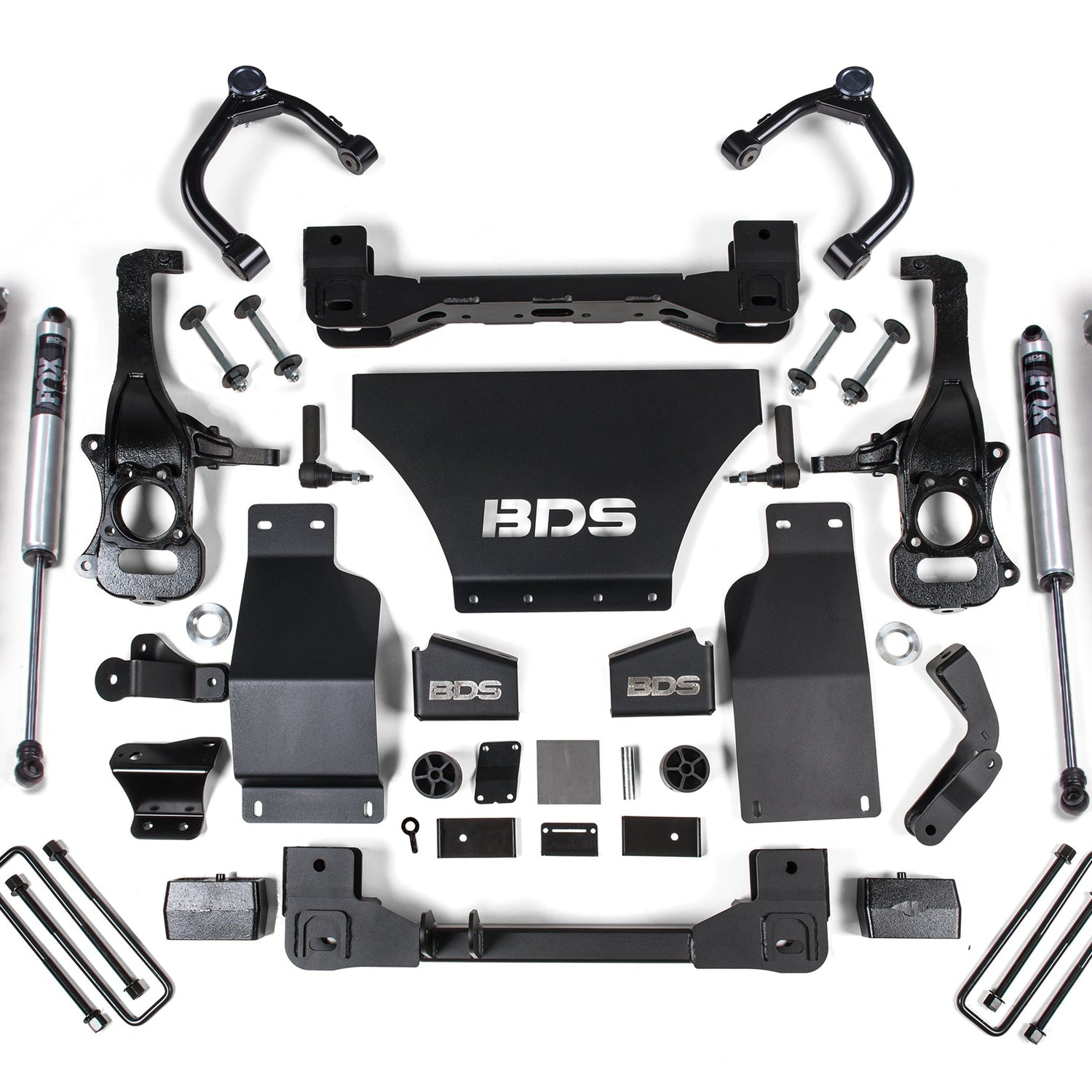 4-Inch Lift Kit - FOX 2.5 Performance Elite Coil-Over for 2019-2024 Chevy Silverado + GMC Sierra 1500 4WD Gas - FOX 2.5 Performance Series