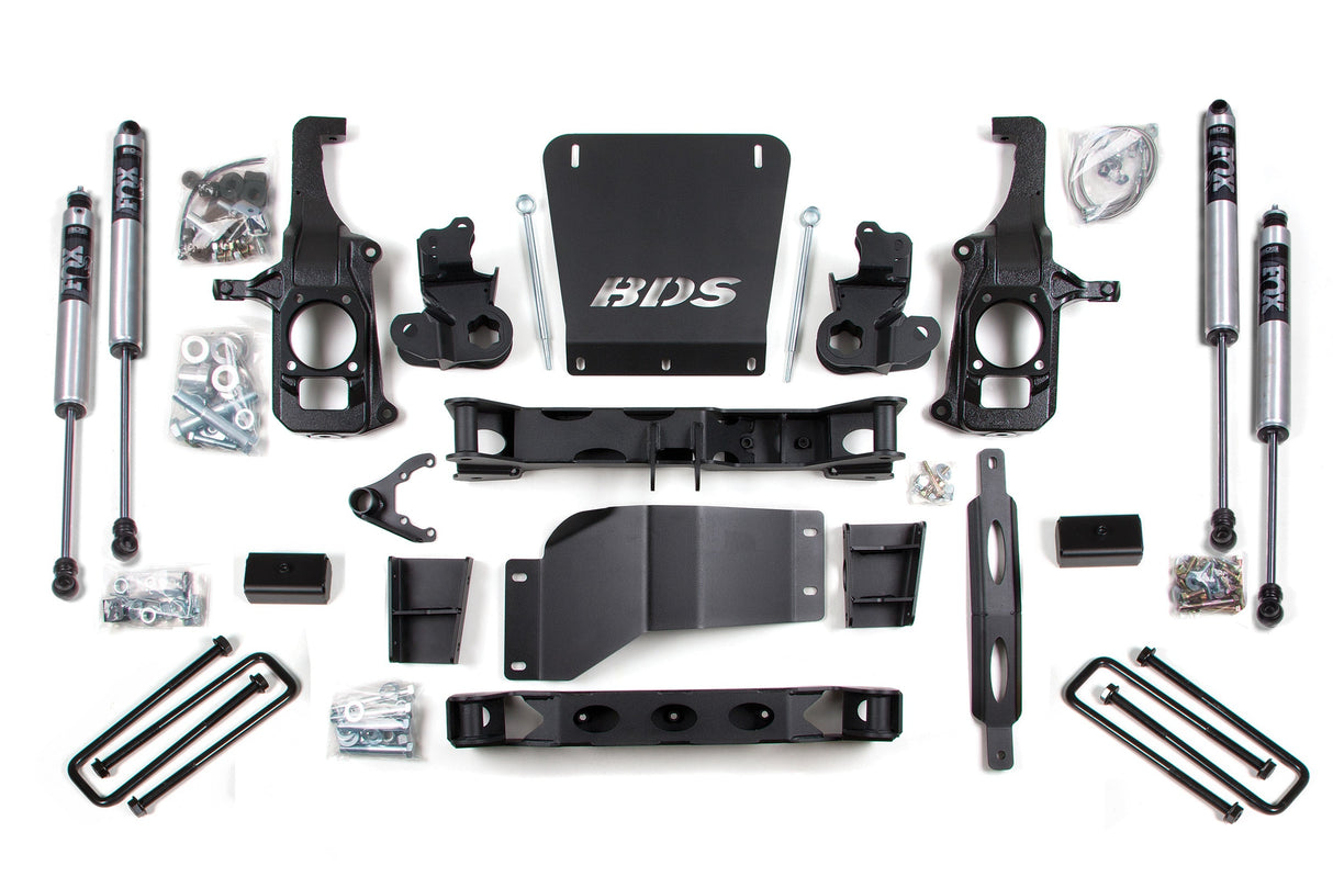 6.5-Inch Lift Kit for 2011-2019 Chevy Silverado or GMC Sierra 2500HD/3500 2/4WD - 3 Inch Block Kit Without Overload