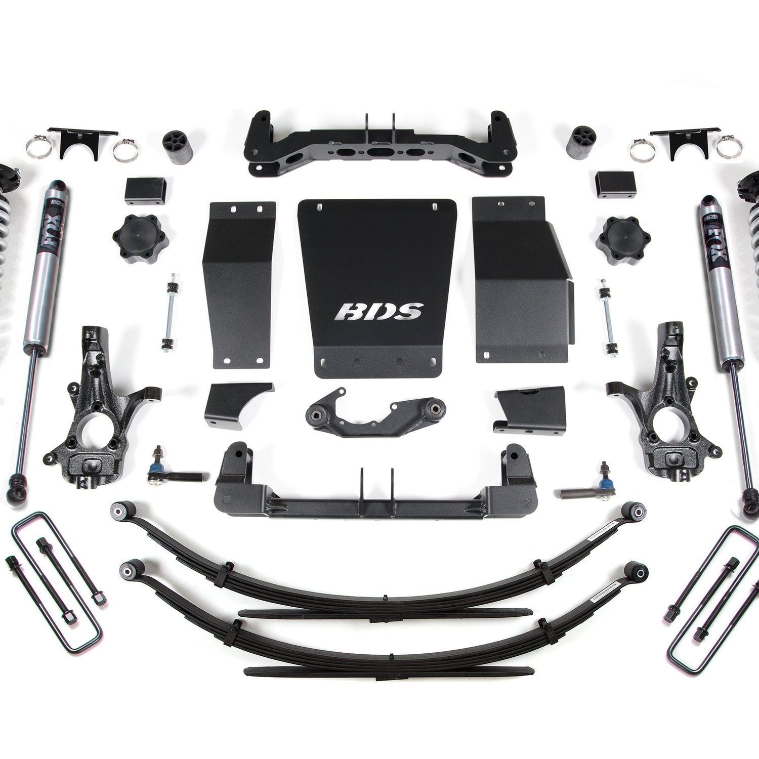 4-Inch Lift Kit - FOX 2.5 Coil-Over for 2014-2018 Chevy Silverado + GMC Sierra 1500 4WD