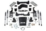 4.5-Inch lift Kit for 2011-2019 Chevy Silverado + GMC Sierra 2500HD/3500HD - 2 Inch Block Kit Without Overload