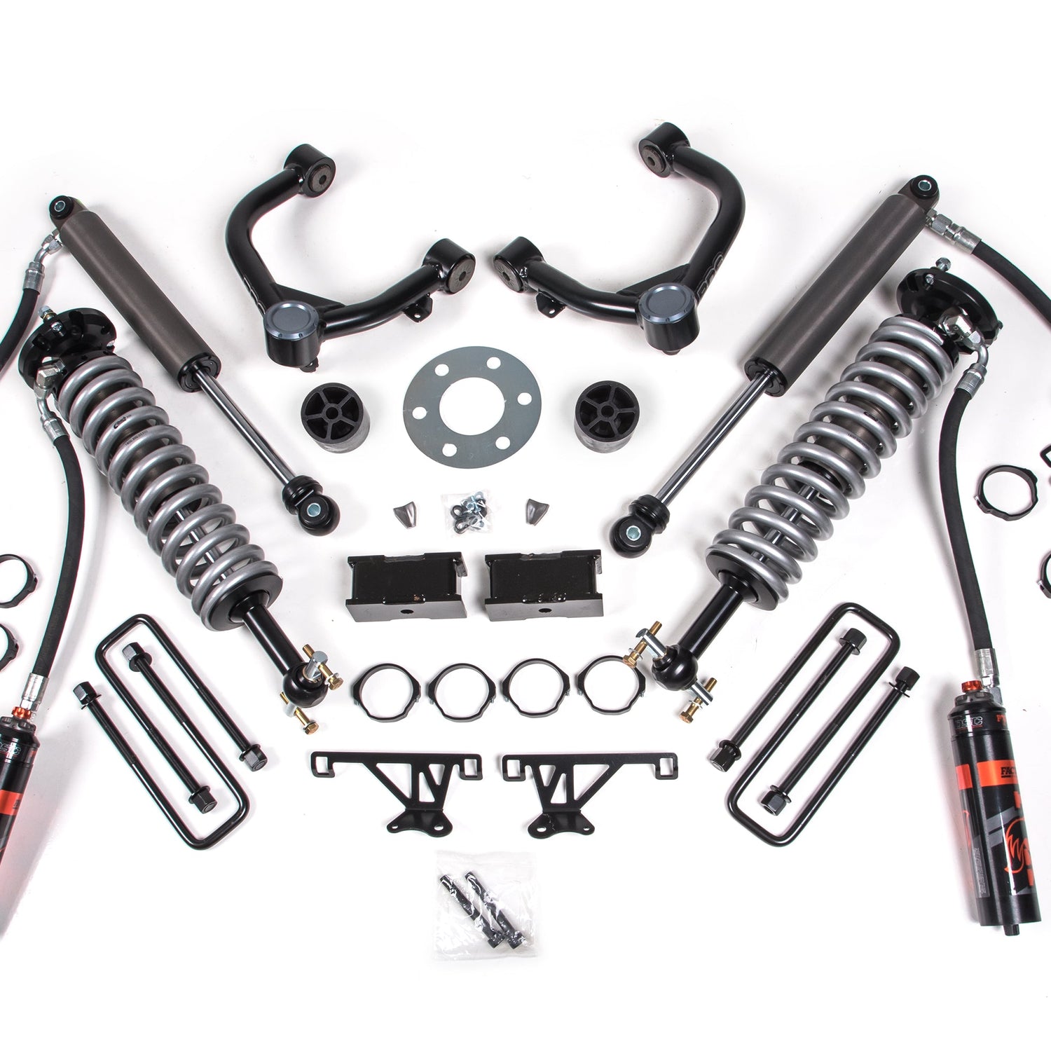 3.5-Inch Lift Kit - FOX Performance Elite Coil-Over for 2019-2024 Chevy Silverado + GMC Sierra 1500 4WD