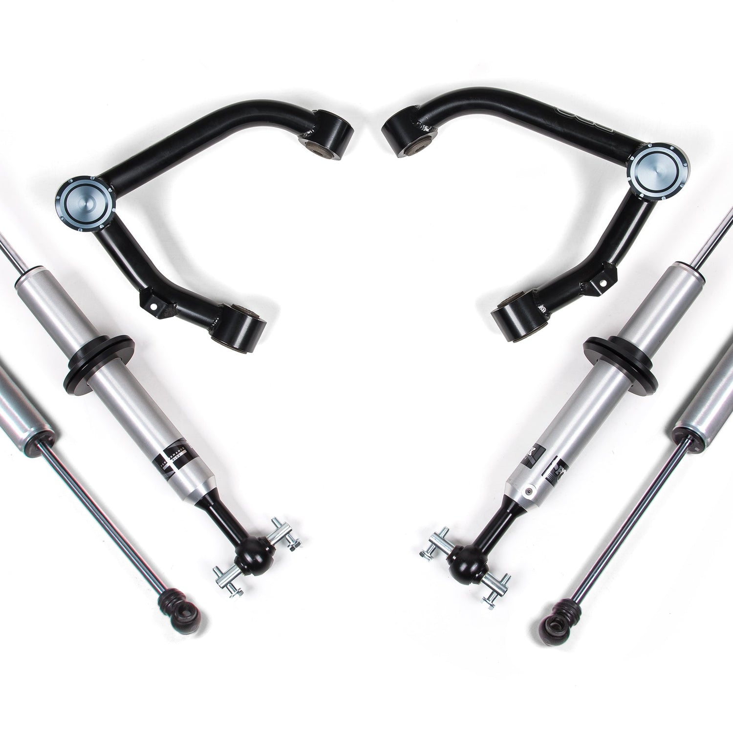 2-Inch Lift Kit - FOX 2.0 Snap Ring Strut for 2014-2018 Chevy Silverado + GMC Sierra 1500 4WD - Aluminum/Stamped Steel
