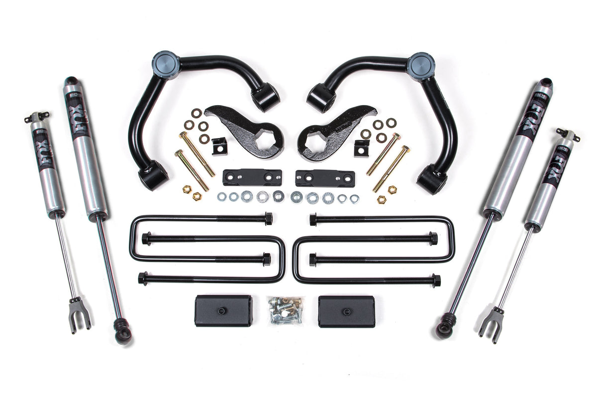 3-Inch Lift Kit for 2020-2024 Chevy Silverado + GMC Sierra 2500HD/3500HD - 3 Inch Block Kit With Overload