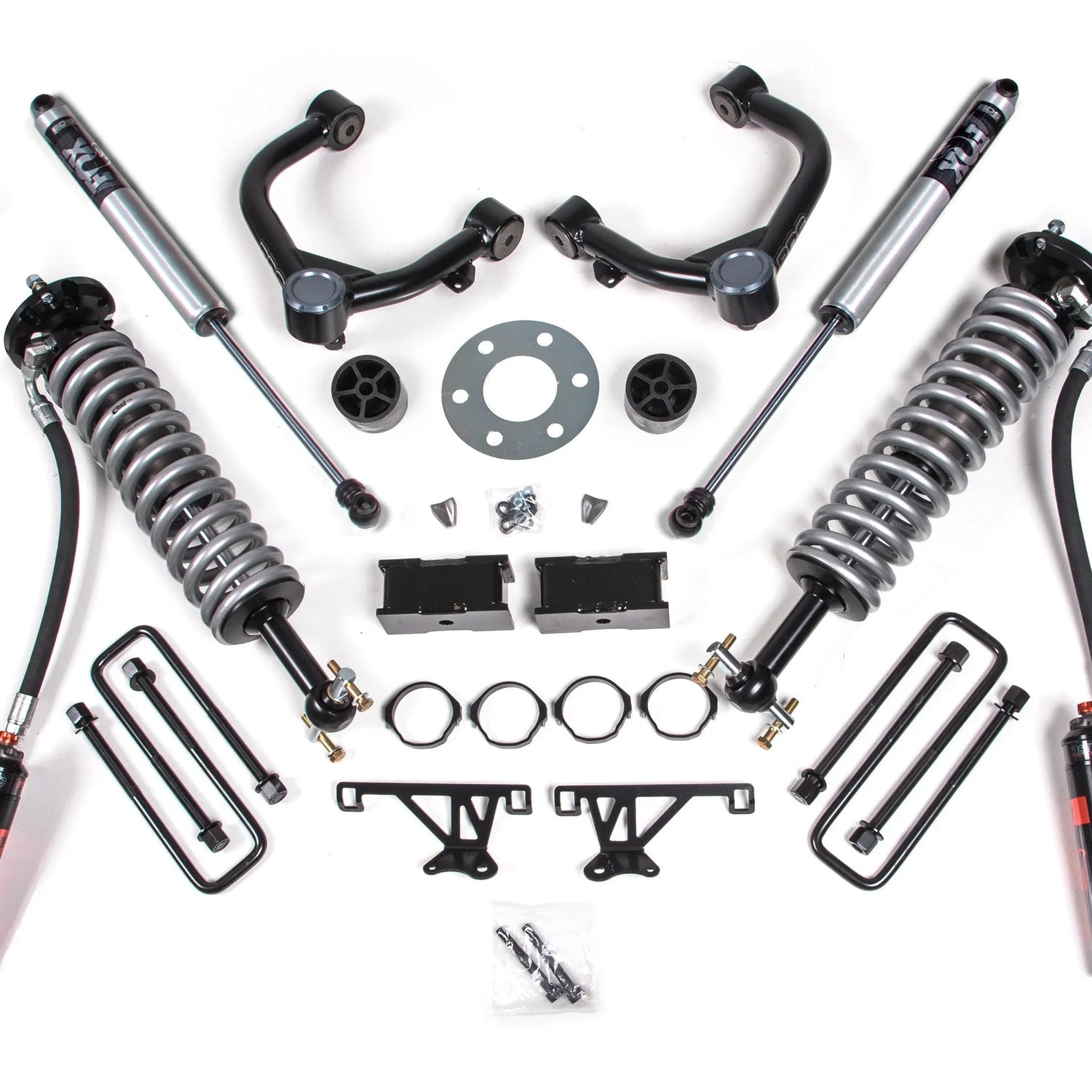 1.5-Inch Lift Kit - FOX 2.5 Performance Elite Coil-Over for 2019-2024 Chevy Trail Boss + GMC AT4 1500 4WD - FOX 2.5 Performance Elite