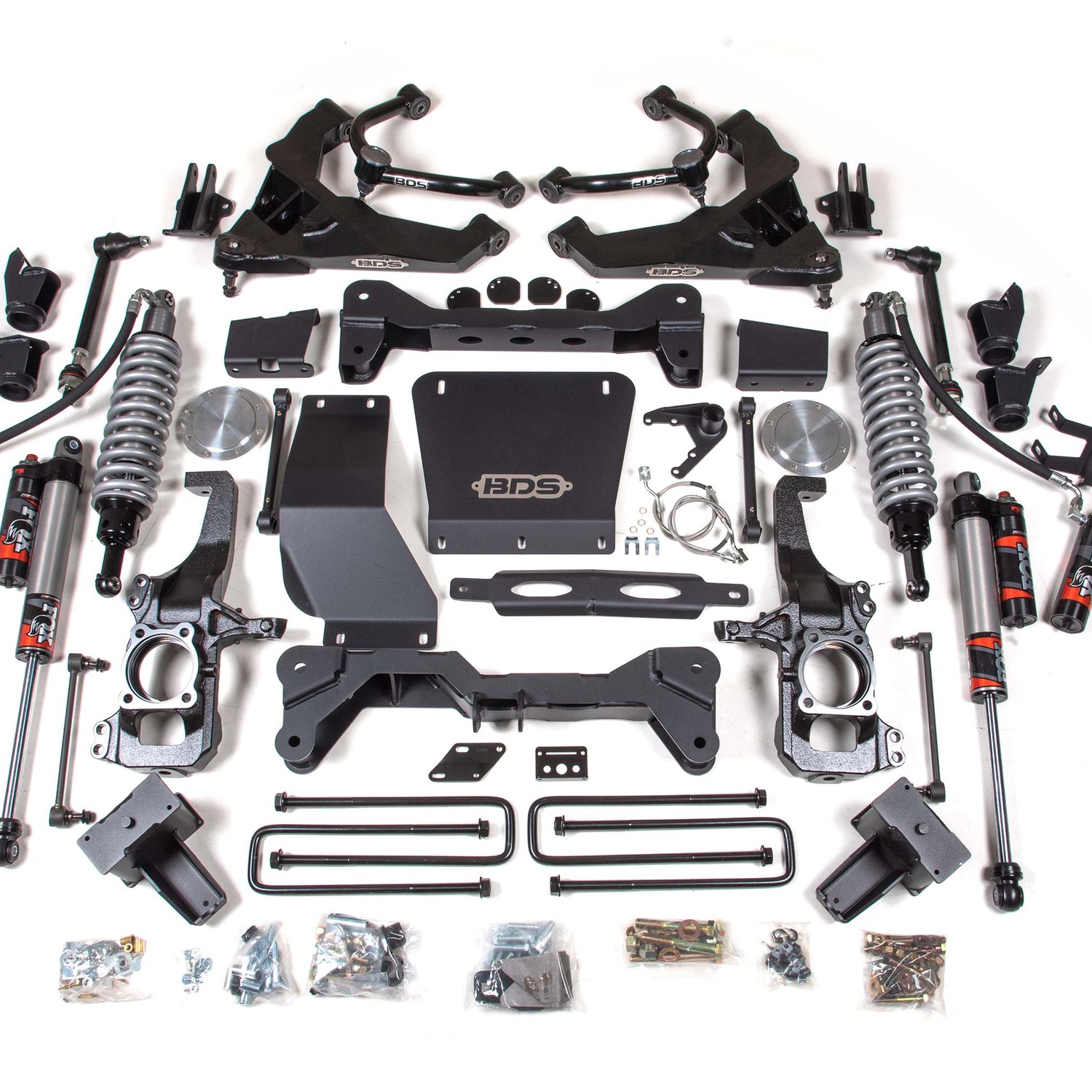 6.5-Inch Lift Kit - FOX 2.5 Coil-Over Conversion for 2020-2024 Chevy Silverado + GMC Sierra 2500HD/3500HD Diesel