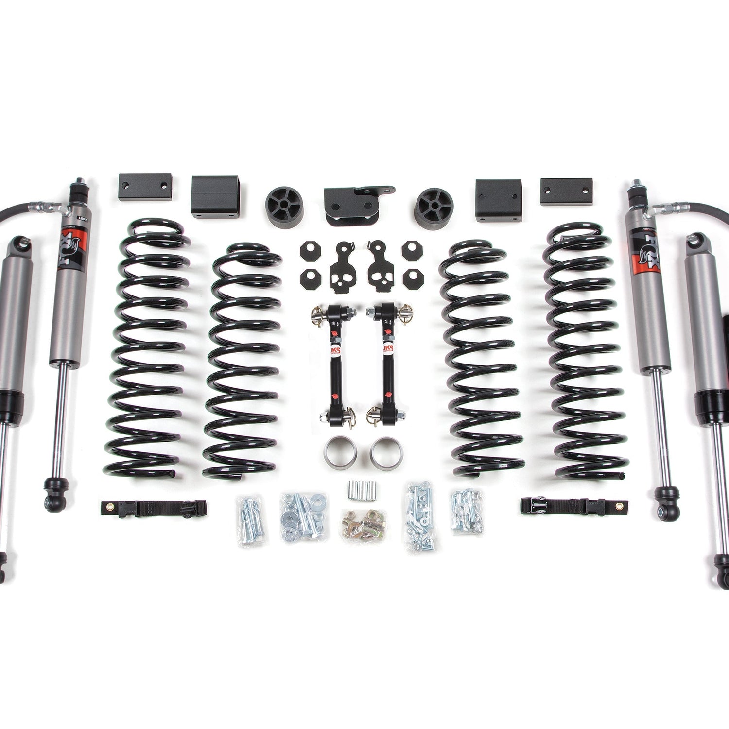 3-Inch Lift Kit for 2012-2018 Jeep Wrangler JK 4-Door - Fixed Links