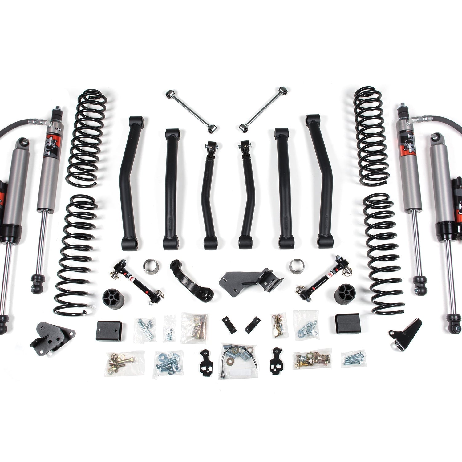 4.5-Inch Lift Kit for 2012-2018 Jeep Wrangler JK 4-Door - Disconnects