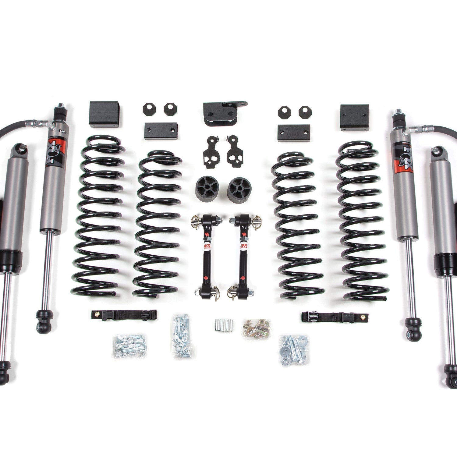 3-Inch Lift Kit for 2007-2011 Jeep Wrangler JK 2-Door - Disconnects
