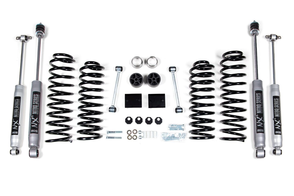 2-Inch Lift Kit - Coil Spring for 2012-2018 Jeep Wrangler JK 4-Door