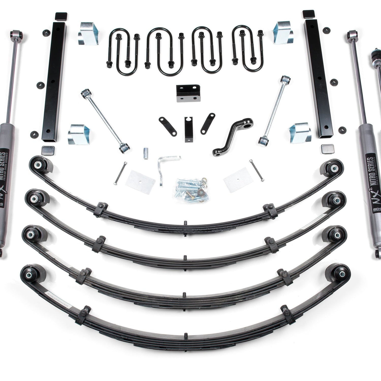 3.5-Inch Lift Kit for 1987-1995 Jeep Wrangler YJ - Heavy Duty Leaf Springs