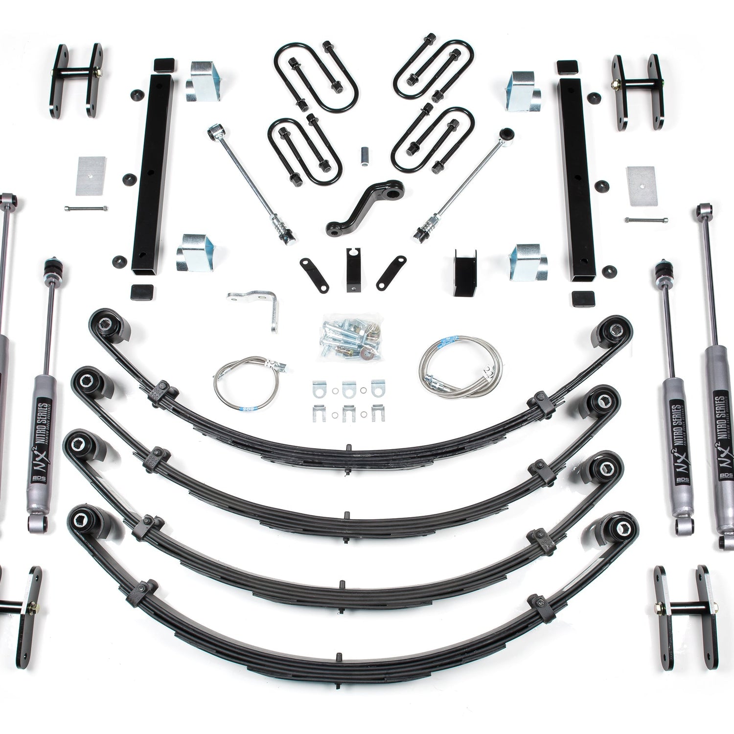 4.5-Inch Lift Kit for 1987-1995 Jeep Wrangler YJ - Heavy Duty Leaf Springs