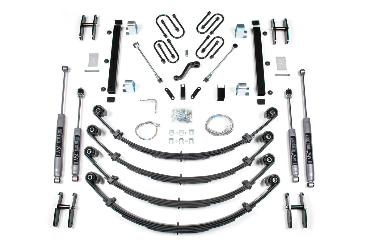 4.5-Inch Lift Kit for 1987-1995 Jeep Wrangler YJ - Heavy Duty Leaf Springs