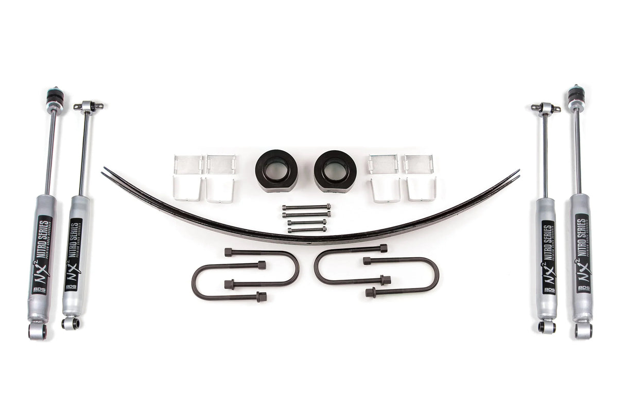 1.75-Inch Lift Kit for 1984-2001 Jeep Cherokee XJ - Chrysler 8.25