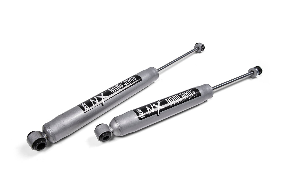 Dual Steering Stabilizer Kit w/ NX2 Shocks for 2001-2010 Chevy Silverado + GMC Sierra 2500HD + 2001-2006 Chevy/GMC SUV 2500 4WD