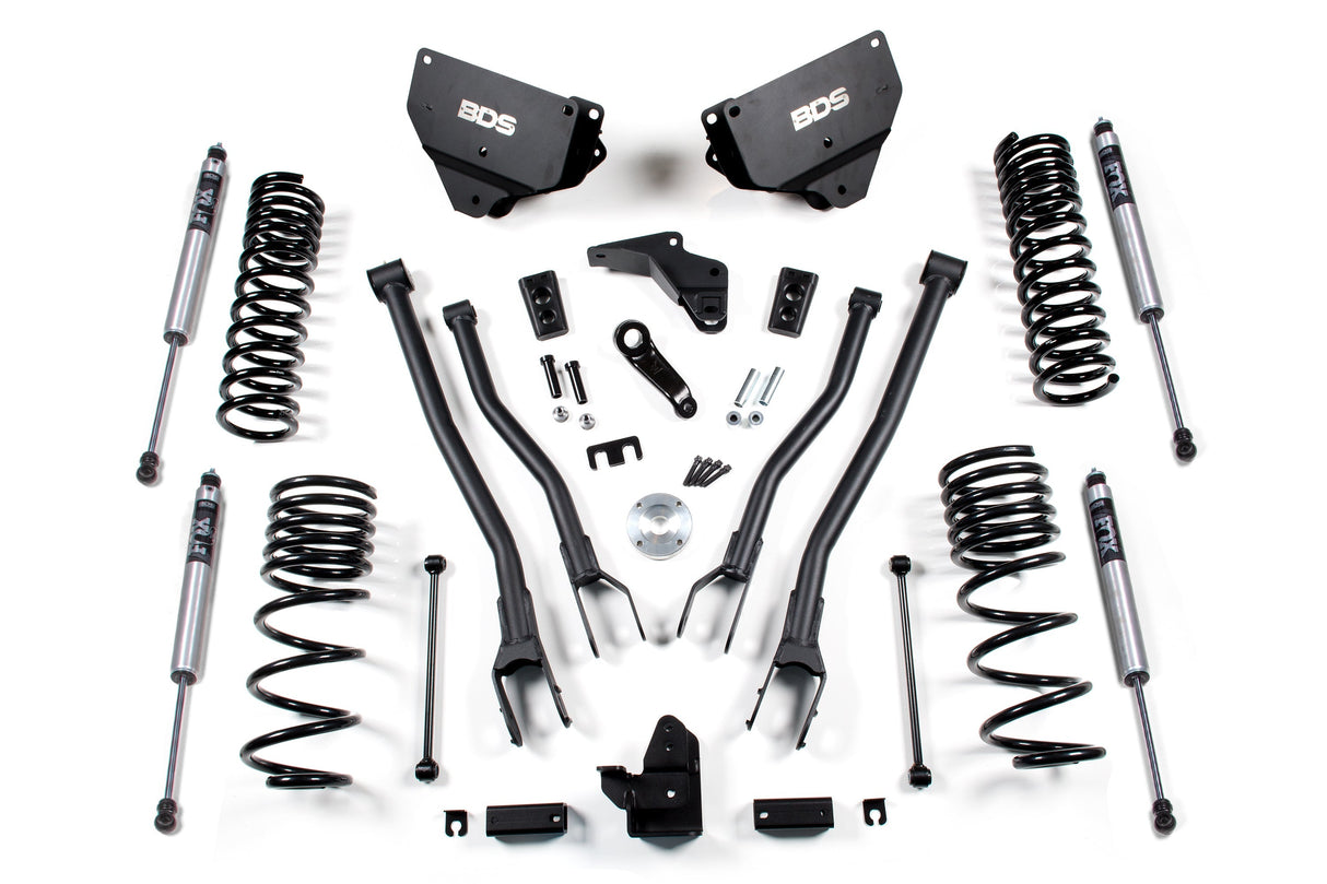 4-Inch Lift Kit w/ 4-Link for 2014-2018 Dodge Ram 2500 4WD Gas - NX2 Nitro Series