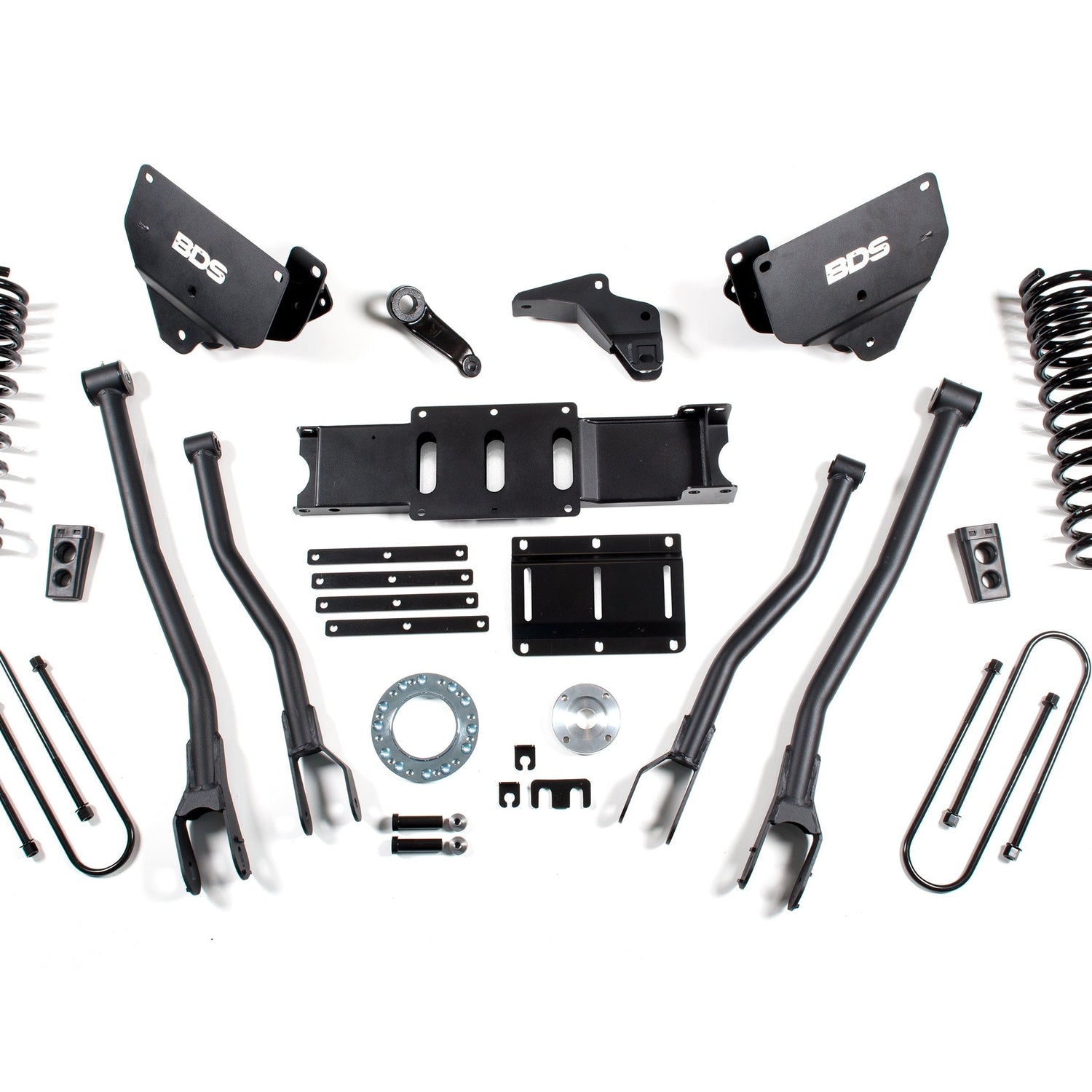 5.5-Inch Lift Kit w/ 4-Link for 2013-2018 Dodge Ram 3500 4WD Gas - 4 In Block Kit