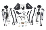 4-Inch Lift Kit w/ 4-Link for 2014-2018 Dodge Ram 2500 w/ Rear Air Ride 4WD Diesel - FOX 2.0 Performance Series