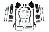 4-Inch Lift Kit w/ 4-Link for 2013-2018 Dodge Ram 3500 w/ Rear Air Ride 4WD Gas - NX2 Nitro Series