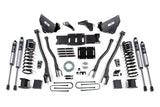 6-Inch lift Kit w/ 4-Link for 2013-2018 Dodge Ram 3500 w/ Rear Air Ride 4WD Diesel - 8 Bolt