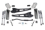 3-Inch Lift Kit w/ Radius Arm for 2019-2024 Dodge Ram 3500 4WD Diesel - Without Factory Rear Overload Leaf