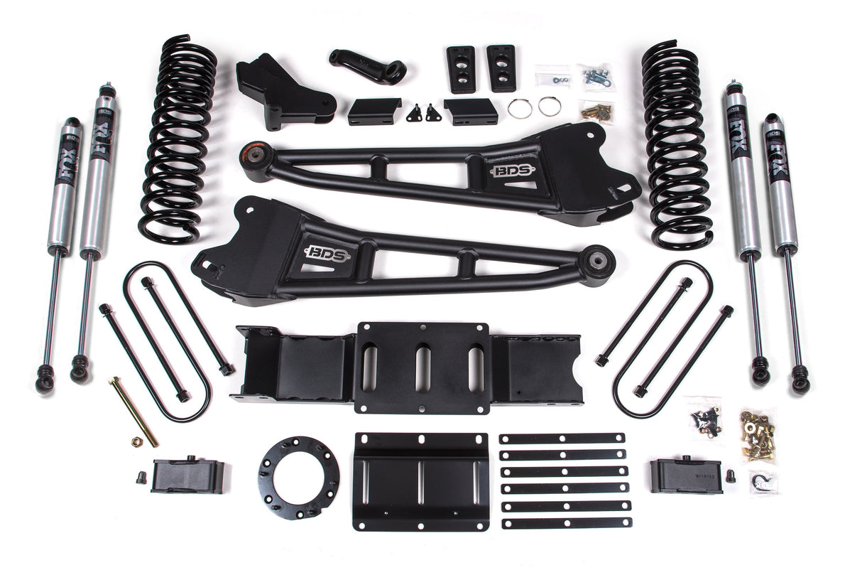 4-Inch Lift Kit w/ Radius Arm for 2019-2024 Dodge Ram 3500 4WD Diesel - Without Factory Rear Overload Leaf