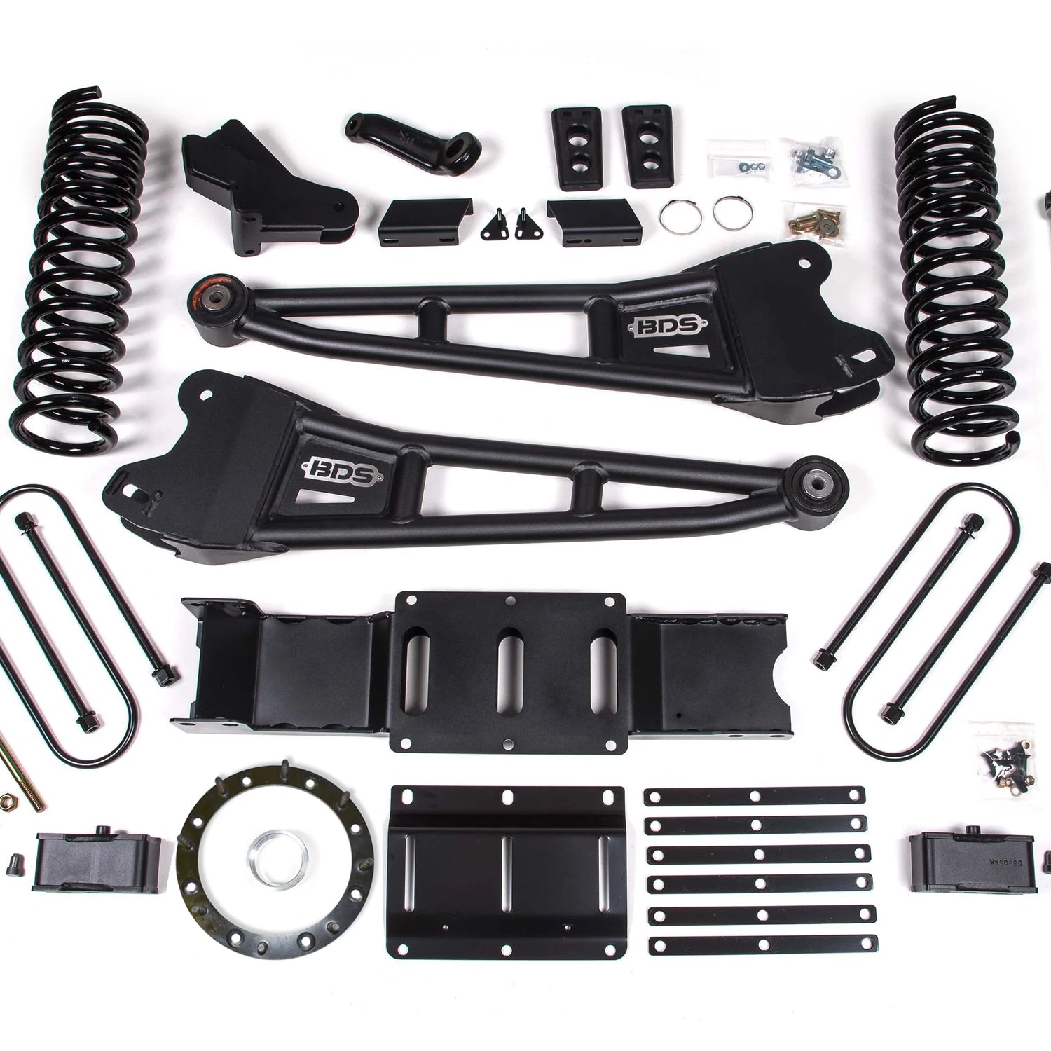 BDS Suspension 4 Inch Lift Kit W/ Radius Arm | 2 Inch Rear Block | Ram 3500 (19-24) 4WD | Diesel