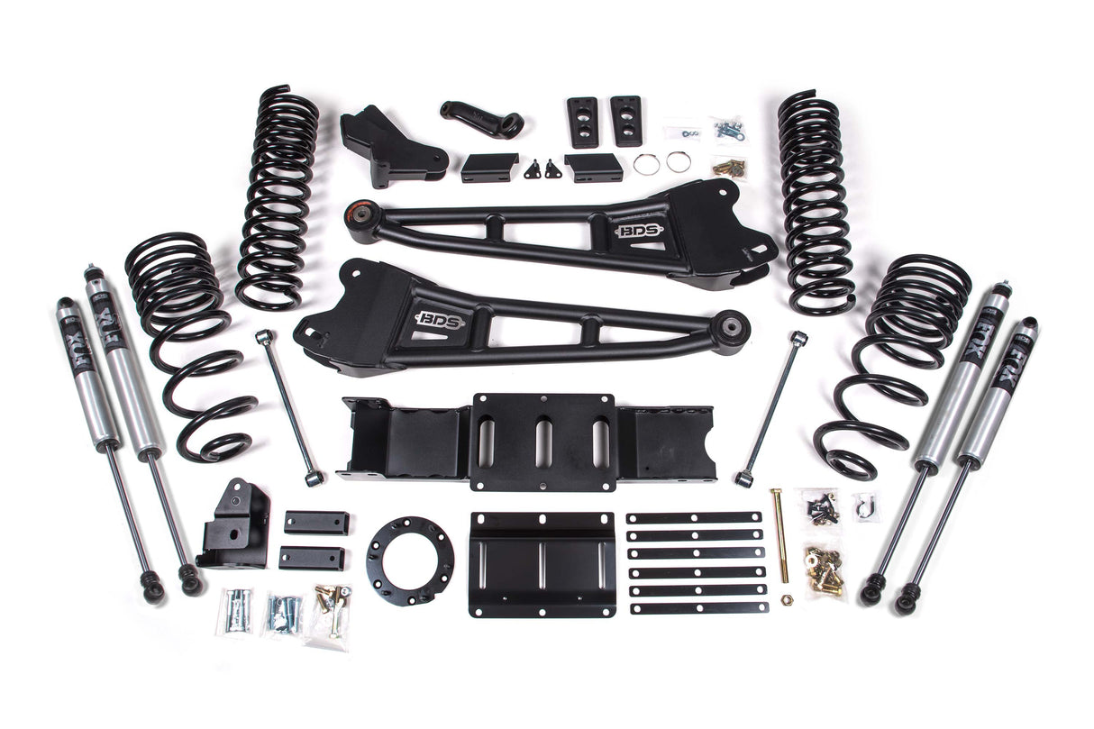 4-Inch Lift Kit w/ Radius Arm for 2019-2024 Dodge Ram 2500 4WD Diesel - NX2 Nitro Series
