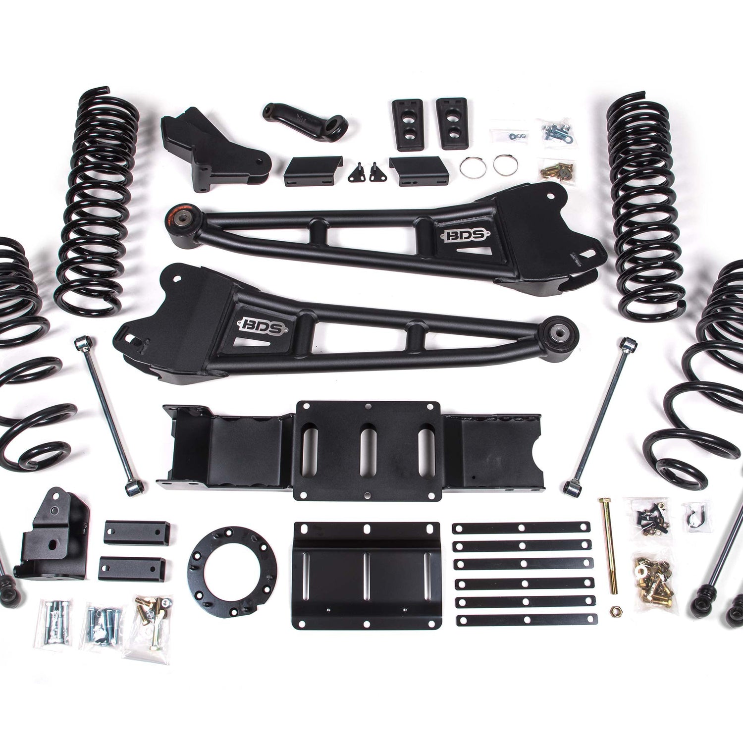 4-Inch Lift Kit w/ Radius Arm for 2019-2024 Dodge Ram 2500 4WD Gas - FOX 2.0 Performance Series