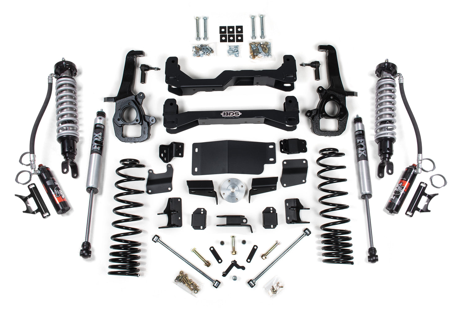5-Inch Lift Kit - FOX 2.5 Performance Elite Coil-Over for 2019-2024 Dodge Ram 1500 Rebel 4WD - Large Bore