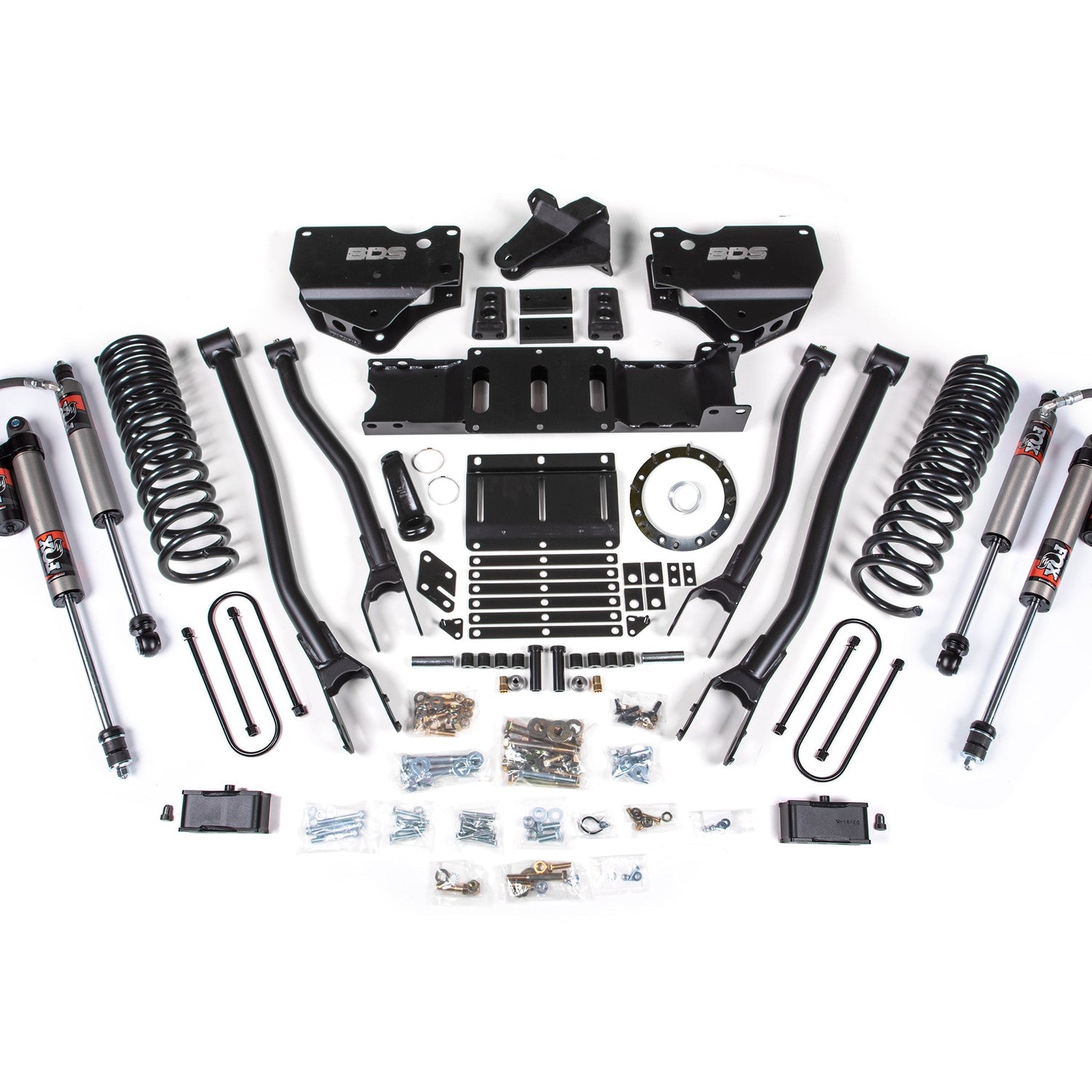 4 Inch Lift Kit w/ 4-Link | Ram 3500 (19-24) 4WD | Diesel - Without Factory Overload Leaf