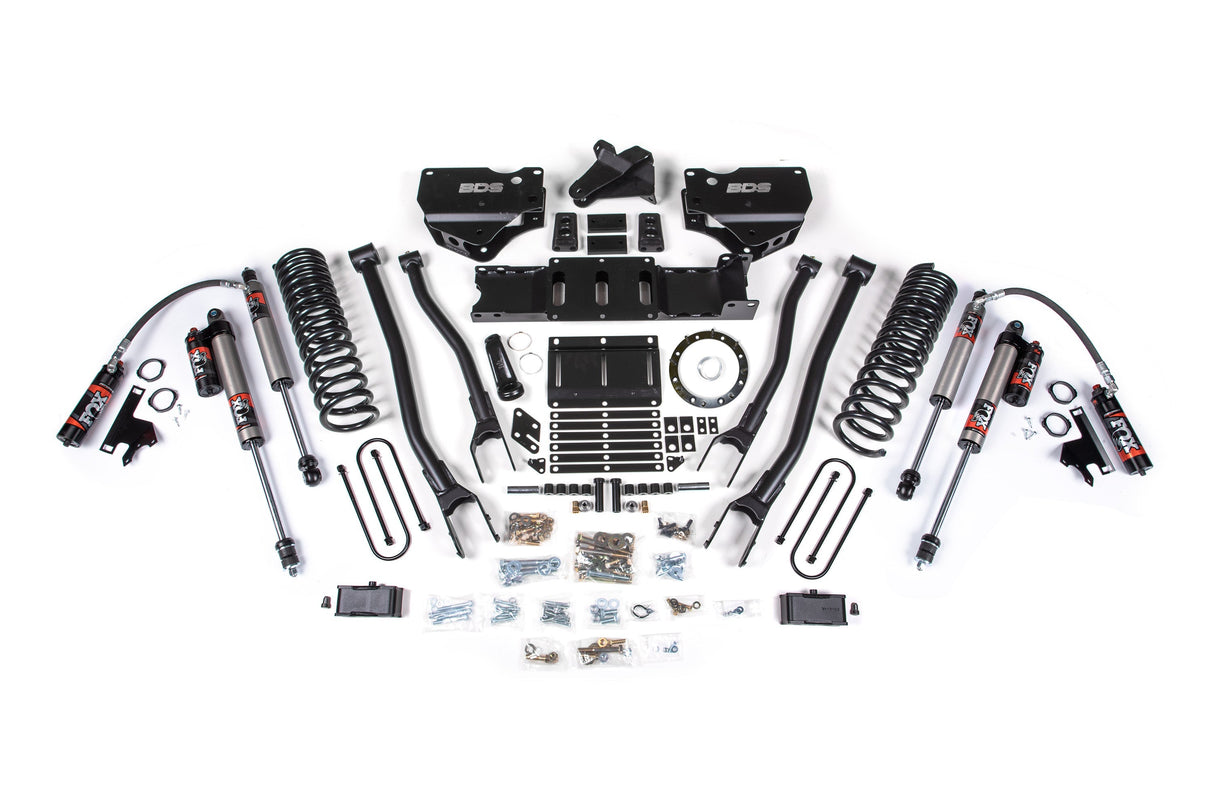 4 Inch Lift Kit w/ 4-Link | Ram 3500 (19-24) 4WD | Diesel - With Factory Overload Leaf