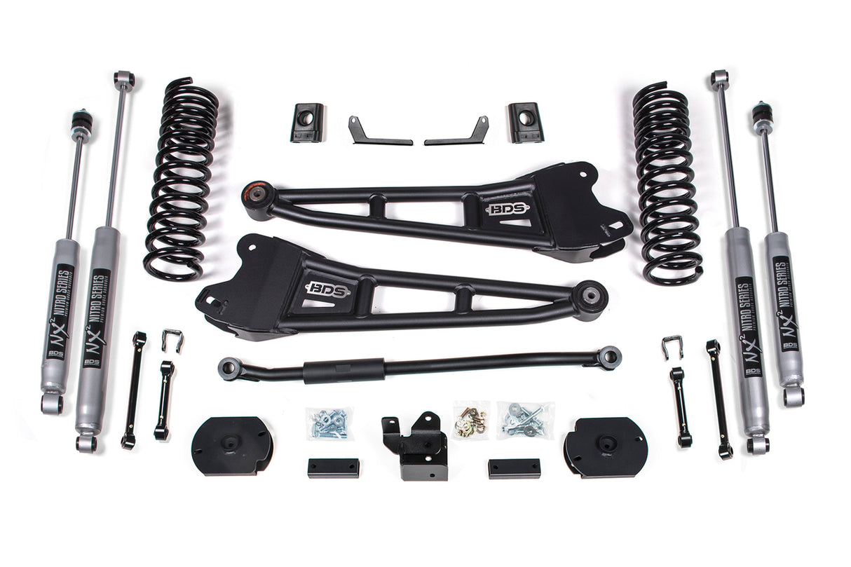 3-Inch Lift Kit for 2019-2024 Dodge Ram 2500 W/ Rear Air Ride 4WD Diesel - NX2 Nitro Series