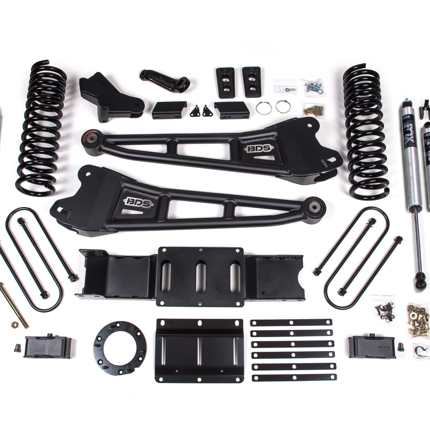 4-Inch Lift Kit w/ Radius Arm for 2019-2024 Dodge Ram 3500 w/ Rear Air Ride 4WD Diesel - 6 Bolt