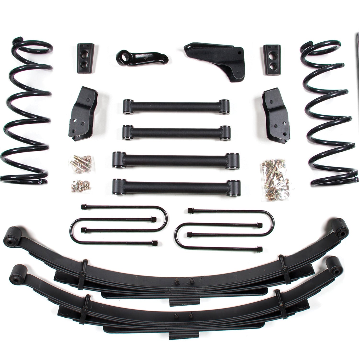 4-Inch Lift Kit for 2008 Dodge Ram 2500 Power Wagon 4WD - Leaf Springs