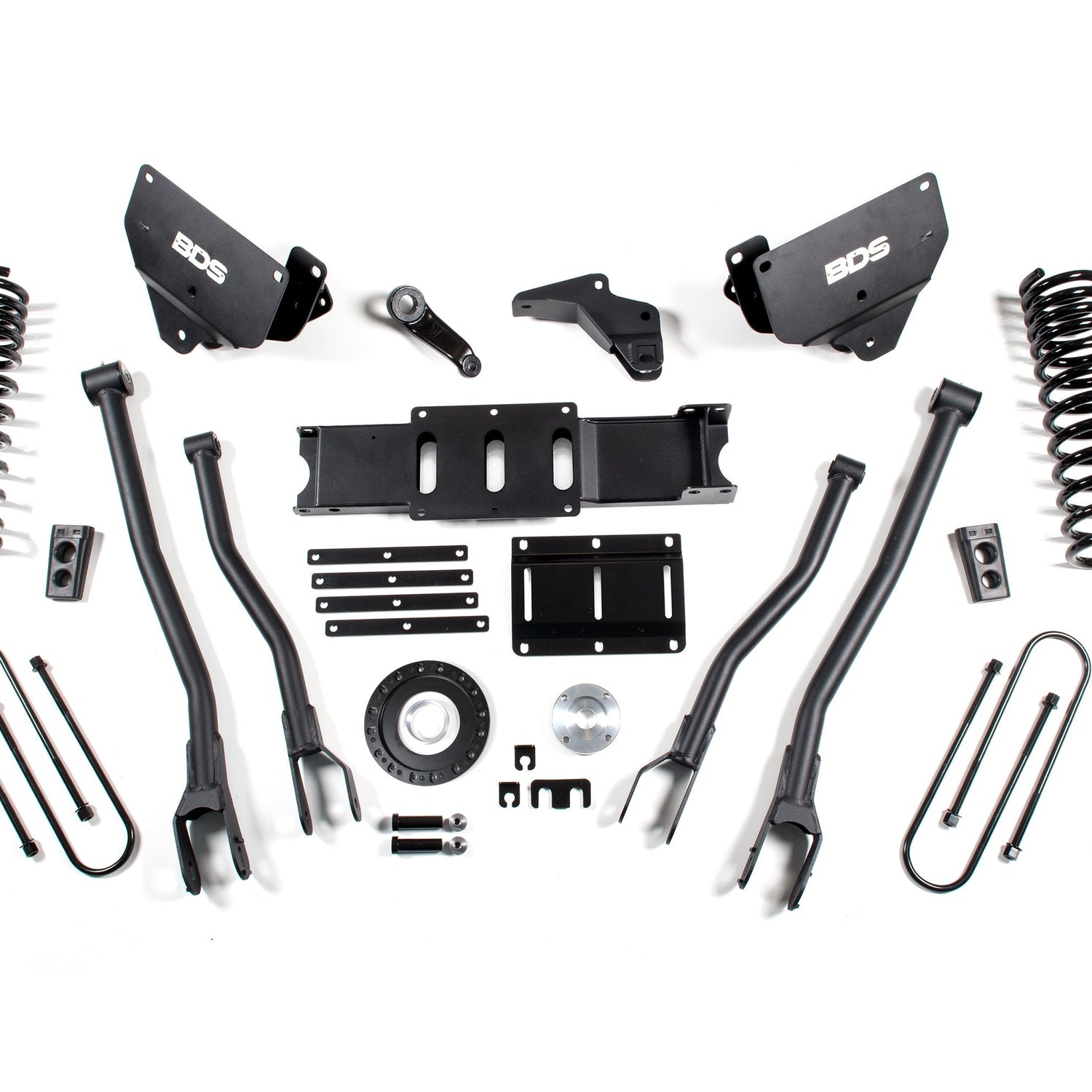 6-Inch Lift Kit w/ 4-Link for 2013-2018 Dodge Ram 3500 4WD Diesel - Leaf Springs