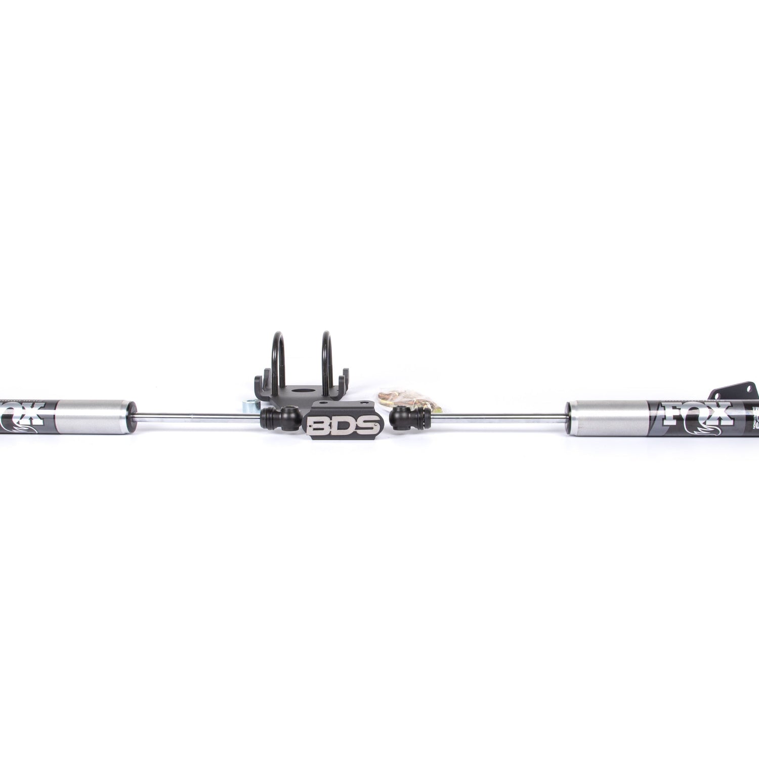 Dual Steering Stabilizer Kit w/ FOX 2.0 Performance Shocks - T-Style Steering for 2008-2013 Dodge Ram 2500/3500 4WD
