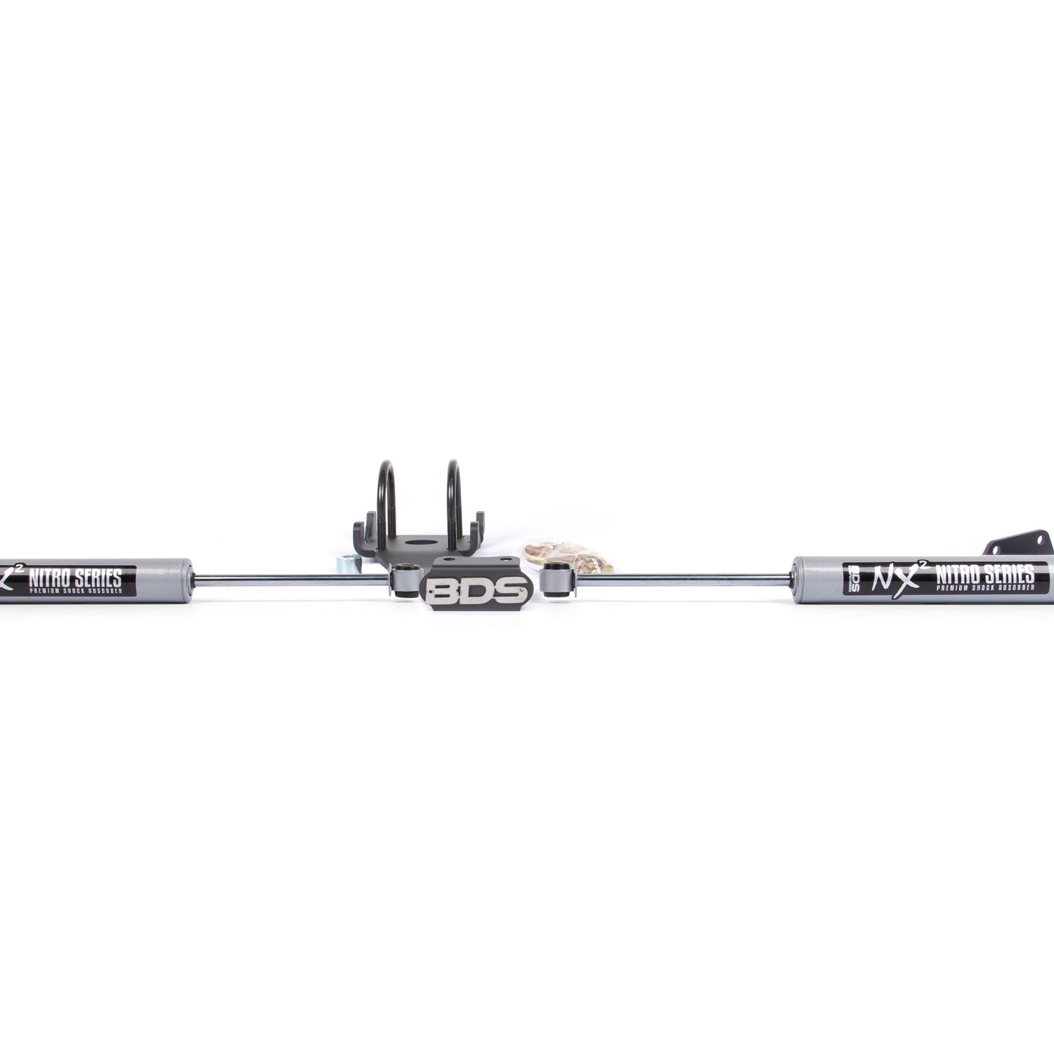 Dual Steering Stabilizer Kit w/ NX2 Shocks - T-Style Steering for 2009-2013 Dodge Ram 2500/3500 4WD