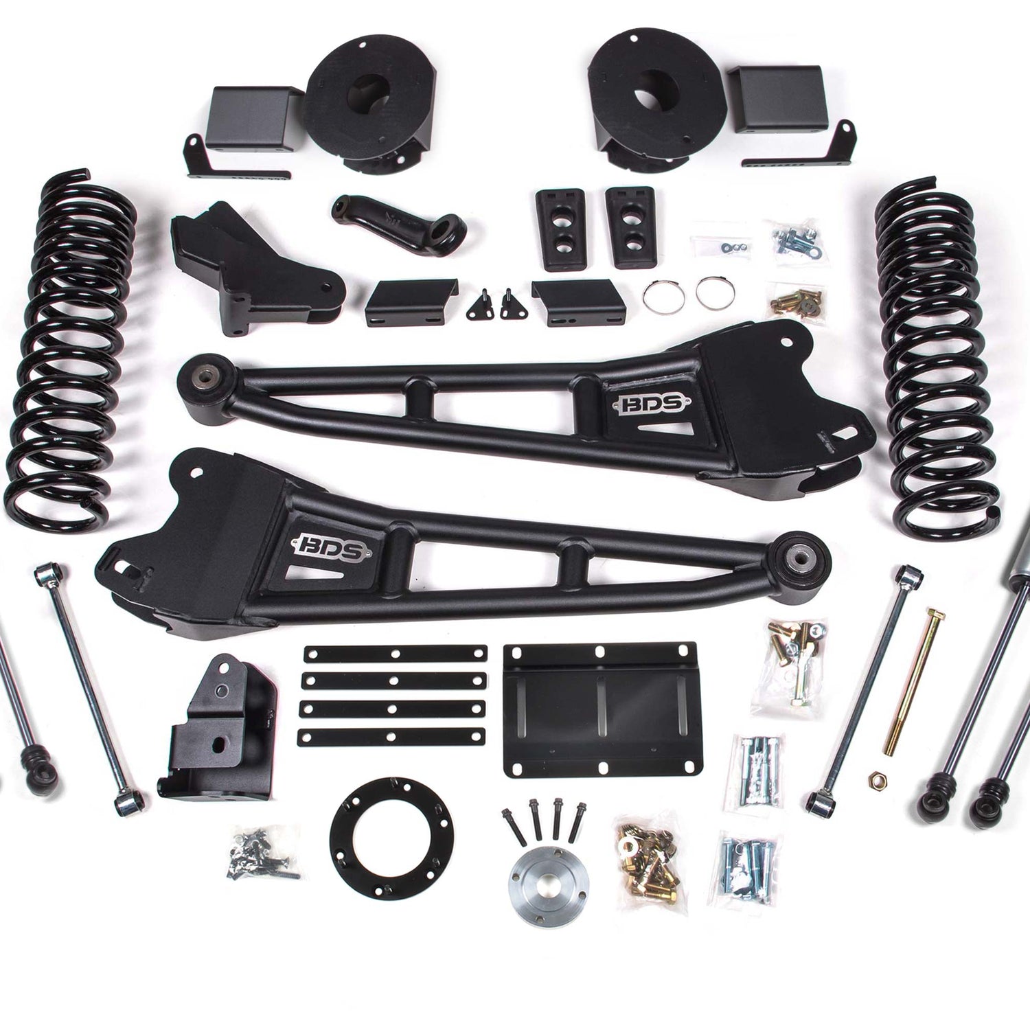 5.5-Inch Lift Kit w/ Radius Arm for 2014-2018 Dodge Ram 2500 w/ Rear Air Ride 4WD Gas