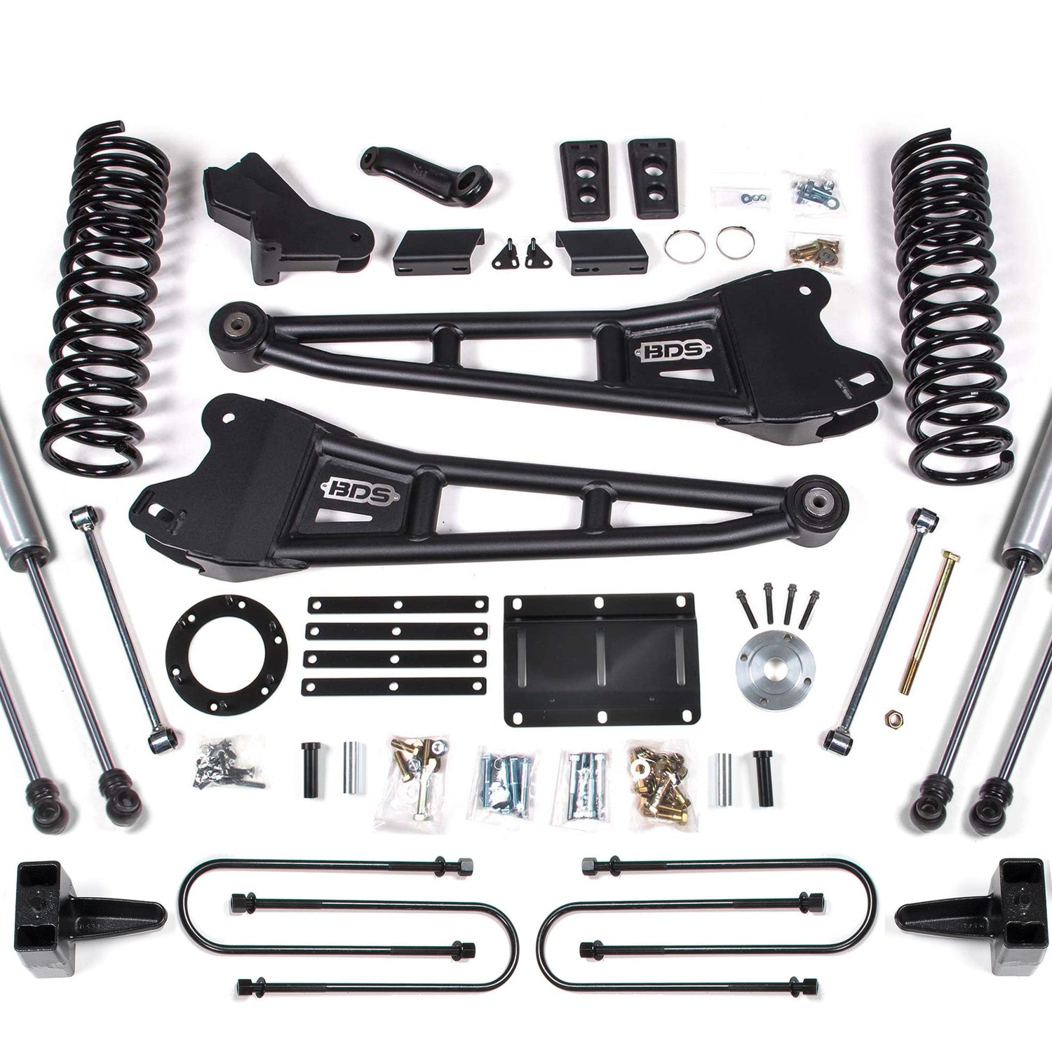 5.5-Inch Lift Kit w/ Radius Arm for 2013-2018 Dodge Ram 3500 4WD Gas - FOX 2.0 Performance Series