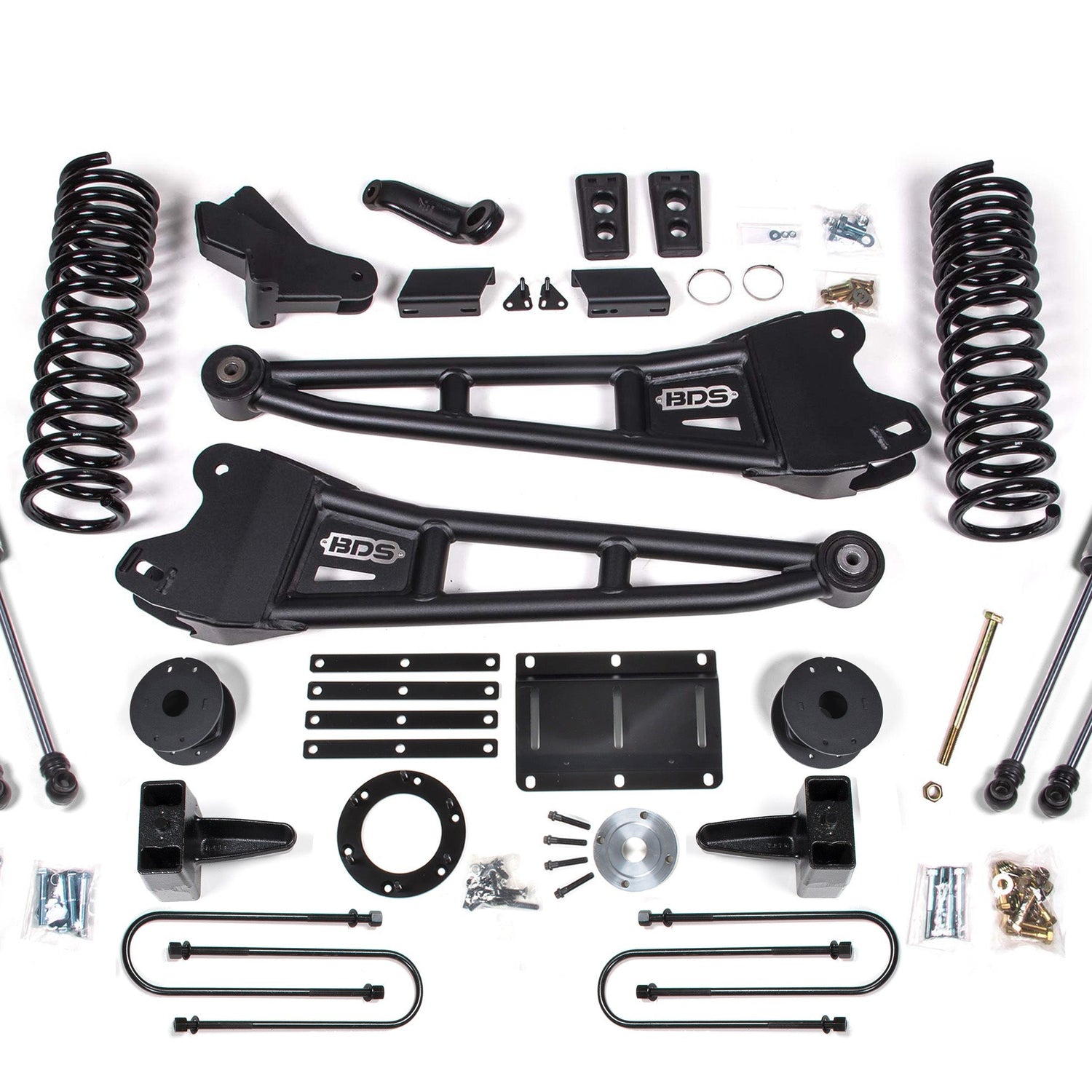 6-Inch Lift Kit w/ Radius Arm for 2013-2018 Dodge Ram 3500 w/ Rear Air Ride 4WD Diesel - NX2 Nitro Series