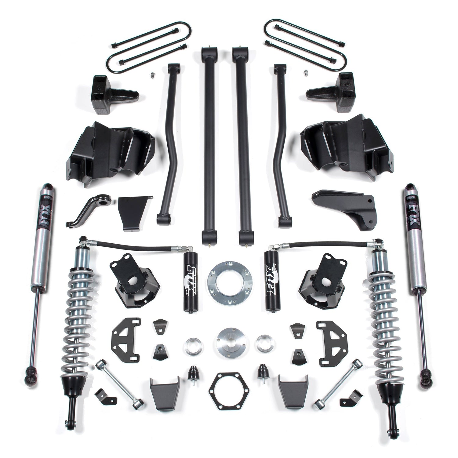 6-Inch Lift Kit - Long Arm & FOX 2.5 Coil-Over Conversion for 2009-2013 Dodge Ram 2500 4WD Diesel - Block Kit