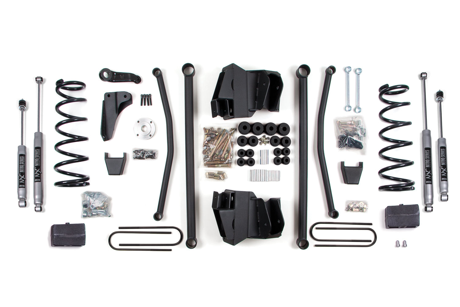 6-Inch Lift Kit - Long Arm for 2003-2007 Dodge Ram 2500/3500 4WD Gas - Leaf Springs