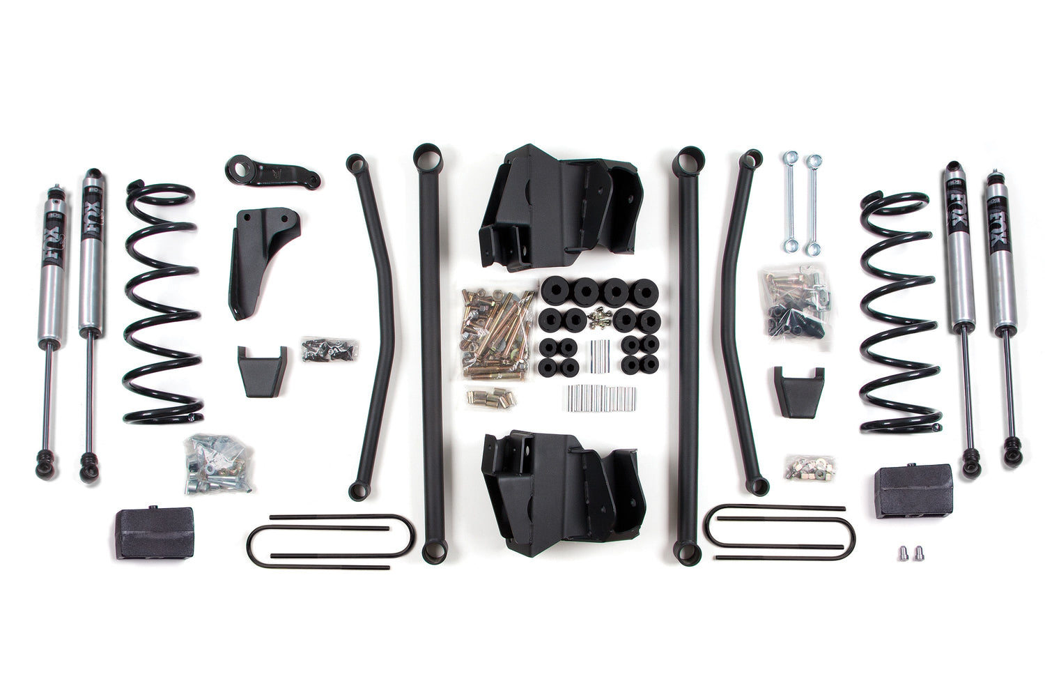 4-Inch Lift Kit - Long Arm for 2005-2007 Dodge Ram 2500 Power Wagon 4WD Gas - Block Kit