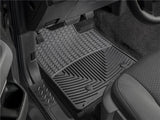 WeatherTech 10+ Lincoln MKZ Front and Rear Rubber Mats - Black